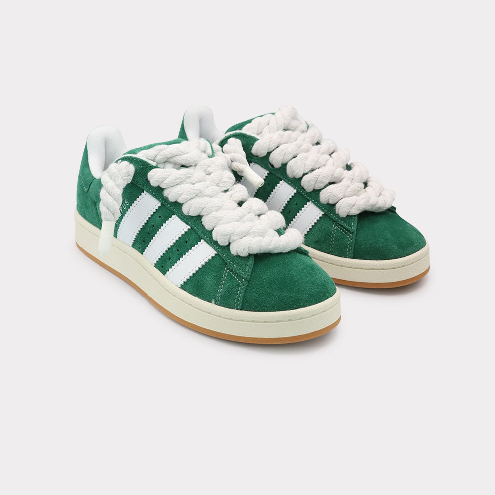 Adidas Campus 00s Dark Green White - Rope Lace White - Bild 2