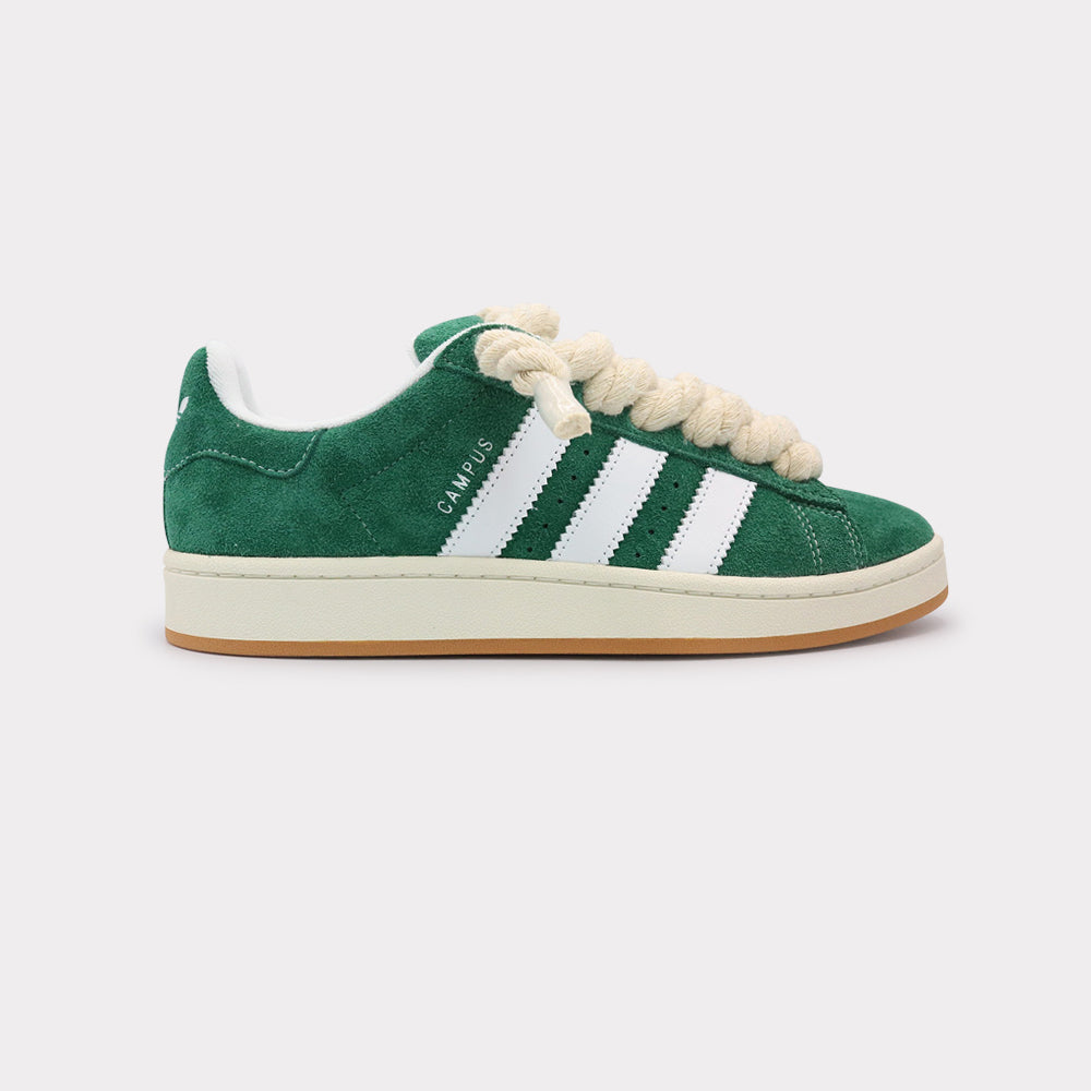 Adidas Campus 00s Dark Green White - Rope Lace Beige - Bild 1