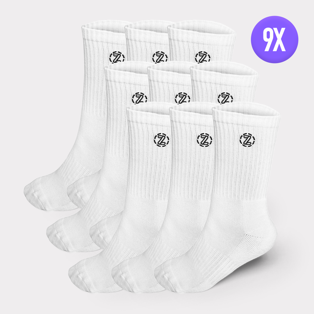 Sneakzmarket Socken high - weiss