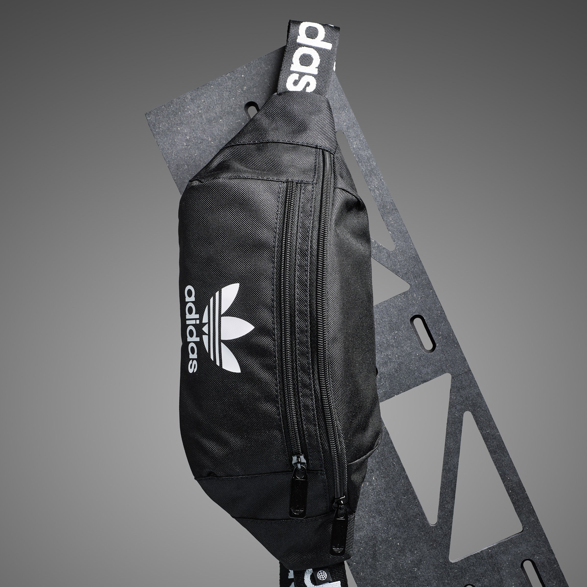 Adidas Classic Bauchtasche Black White - Bild 5